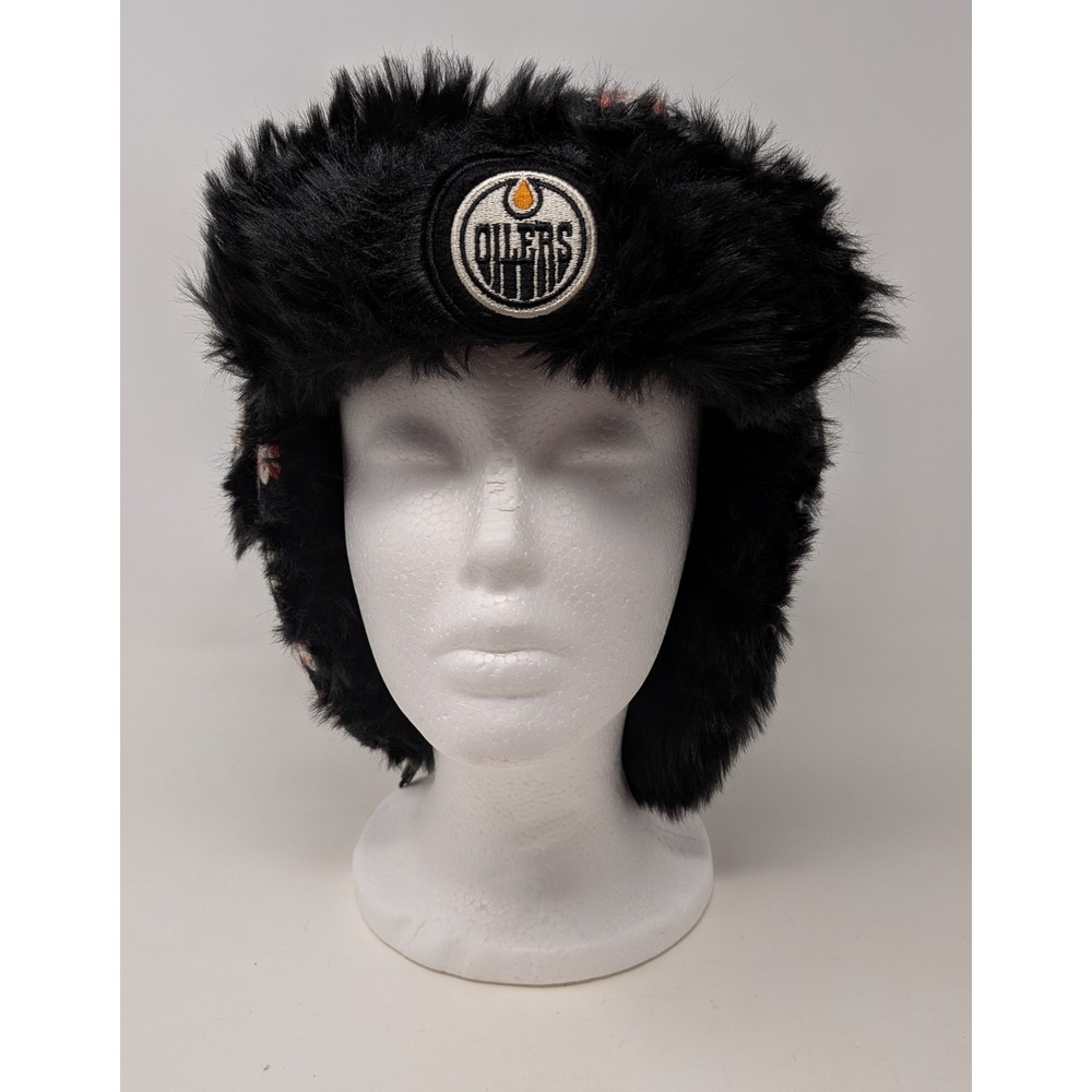 Edmonton Oilers Trapper Hat NHL Hockey Beanie Canada